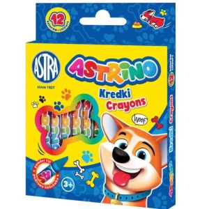 Kredki grafionowe 12kol Astrino 