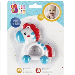 BAM BAM Grzechotka Zebra