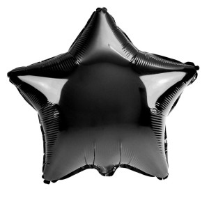 Balon foliowy Gwiazda czarny BLF9180