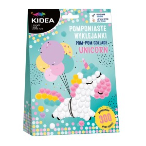 Pomponiaste wyklejanki Unicorn Kidea