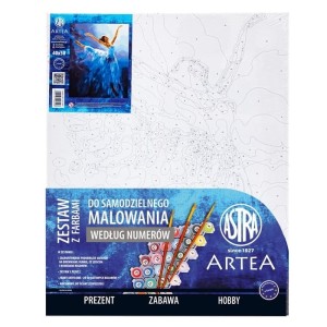 Malowanie po numerach 40x50cm Artea Primabalerina