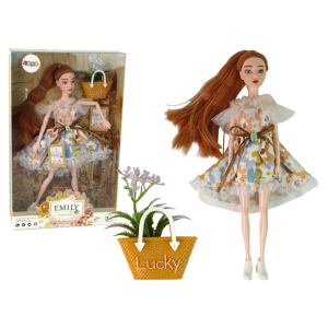 Lalka Dla Dzieci Emily Jesienna Rude Włosy Kwiaty