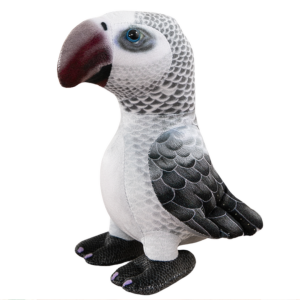 Maskotka Pluszowa Papuga Szara 20 cm