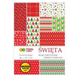 Blok z motywami Święta A4 Happy Color 