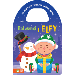 Zimowe historyjki harmonijki. Bałwanki i elfy