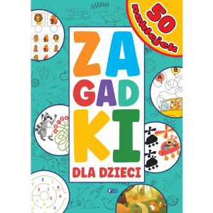 Książka Zagadki dla dzieci z naklejkami
