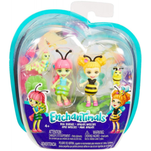 Figurki Enchantimals małe Gąsienica i Pszczoła