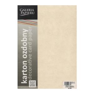 Papier wizytówkowy Floral kremowy 220g Argo