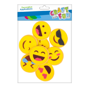 Ozdoba dekoracyjna Eva Emotki samoprzylepne 8szt Craft