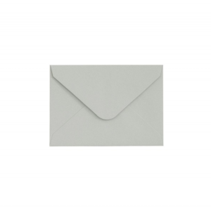 Koperta Gładka jasnoszara  10 szt 70×100 130g/m2 z papieru satynowego.