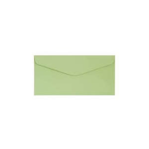 Koperta Gładka Jasnozielona DL 110 x 220 mm 130 g/m² z Papieru Satynowego – 10 szt