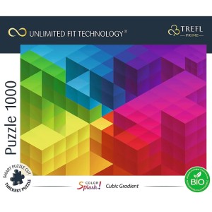 Puzzle 1000 elementów Cubic Gradient 10700 Trefl