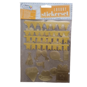 Naklejka Luxury stickerset złoto