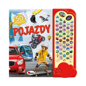 Książka 50 dźwięków Pojazdy