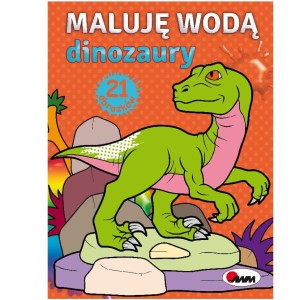 Kolorowanka Maluję wodą Dinozaury