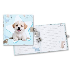Pamiętnik zamykany Cuties Doggy Starpak 