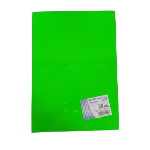 Papier samoprzylepny zielony A4 20 szt Kreska
