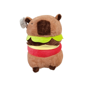 Plusz Kapibara Hamburger 40cm