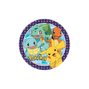 Talerze 23cm 8szt Pokemon