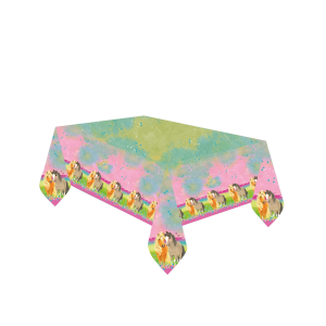 Obrus plastikowy 120x180cm Konie