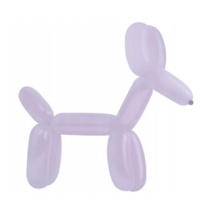 Balony rurki 100 szt lawendowe