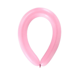 Balony rurki różowe 100 szt