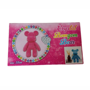 Stwórz Własnego Błyszczącego Misia Crystal Bomgom Bear - Kompletny Zestaw DIY z Diamentami!