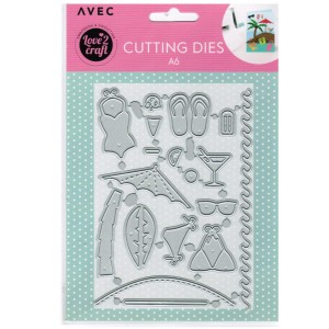 Wykrojnik Love2Craft Plaża Palma AVEC