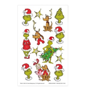 Tatuaże Grinch 13 szt. 