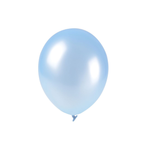 Balony 100szt metalizowane błękitne 