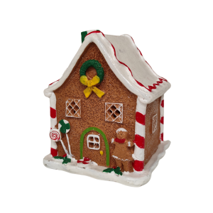 Domek Piernikowy ze światłem Wioska Village świąteczna