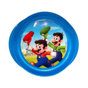 Talerz plastikowy 21cm SuperMario
