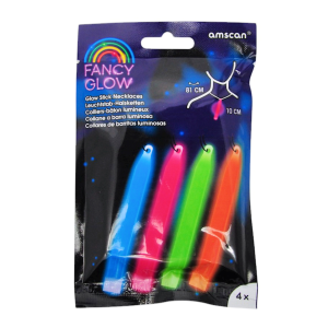 Naszyjnik świecący Glow Stick 10cm 4szt