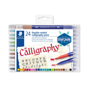 Pisaki do kaligrafii dwustronne 24 szt Staedtler