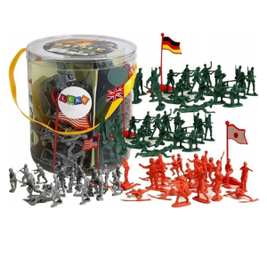 Zestaw wojsko figurki 100 el żołnierzyki Lean