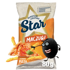 STAR Maczugi Chrupki kukurydziane o smaku pizzy