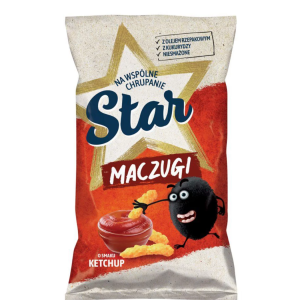 STAR Maczugi Chrupki kukurydziane o smaku ketchup