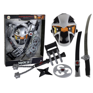 Ninja zestaw wojownika miecz maska dyski Lean