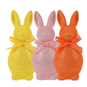 Błyszczący Zając flokowany 