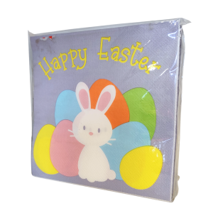 Serwetki 16,5x16,5cm 20szt Happy Easter fiolet