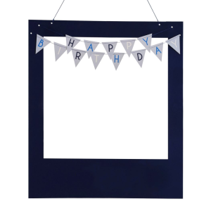 Fotoramka 72cm z girlandą i literkami do personalizacji Ginger Ray