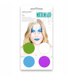 Farbki do twarzy 4szt Mermaid Riethmuller