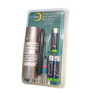 Latarka ze sznurkiem szara Light Zone