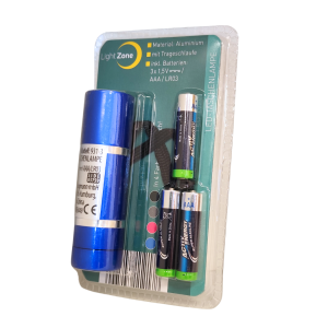 Latarka ze sznurkiem niebieska Light Zone