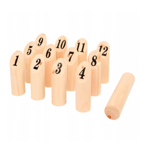 Gra Kubb Game drewniane paliki skandynawskie kręgle