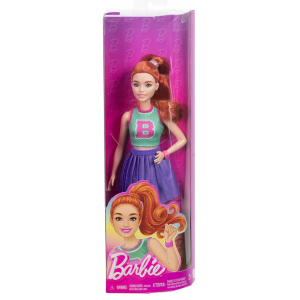 BARBIE Lalka Fashion Czerwone włosy HYT90
