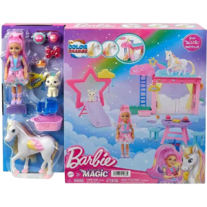 BARBIE Chelsea i pegaz Fantazja Zestaw HNT67