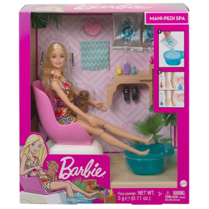 BARBIE Lalka Relaks mani + pedi spa GHN07
