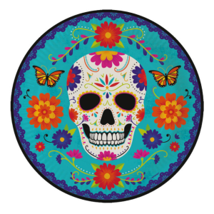 Talerze 23cm 8szt Day of Dead de los Muertos