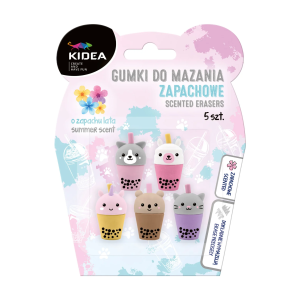 Gumki do mazania 5szt zapachowe Shake Kidea